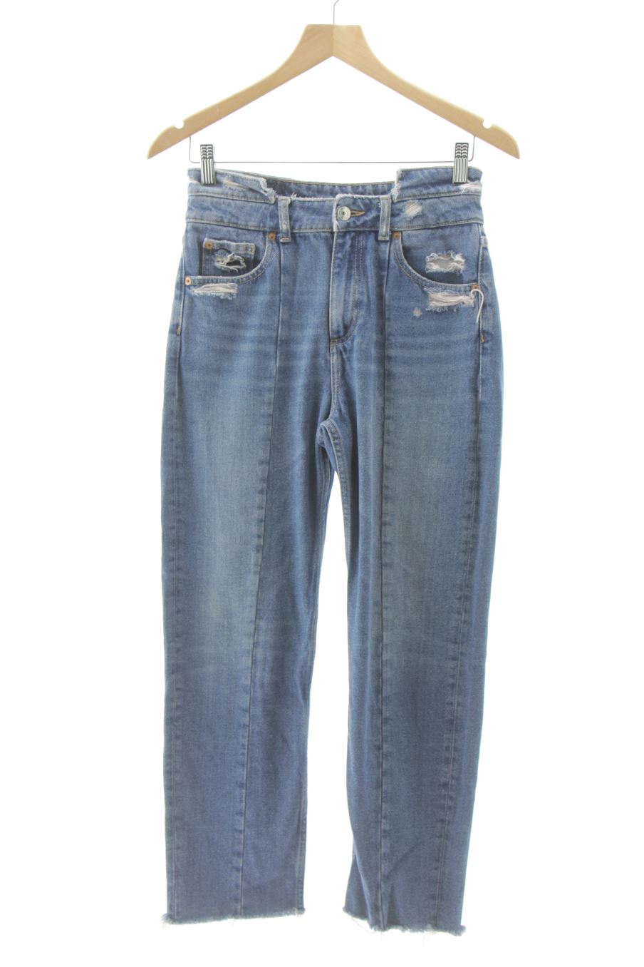 Jeans Pull & Bear de la taille 36, de couleur bleu