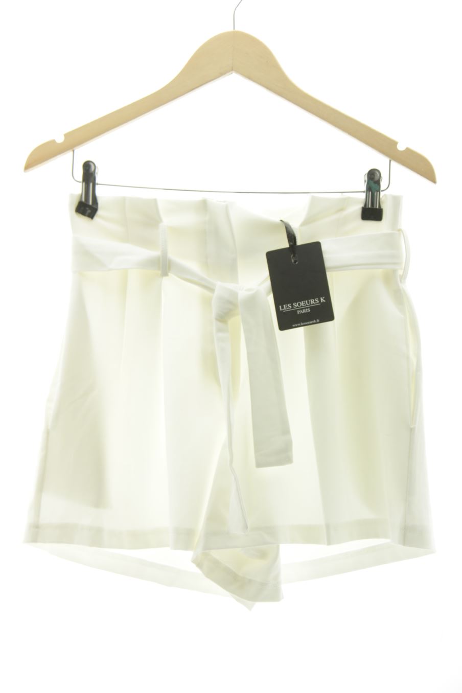 Pantalón corto de les soeurs k de la talla M, de color blanco