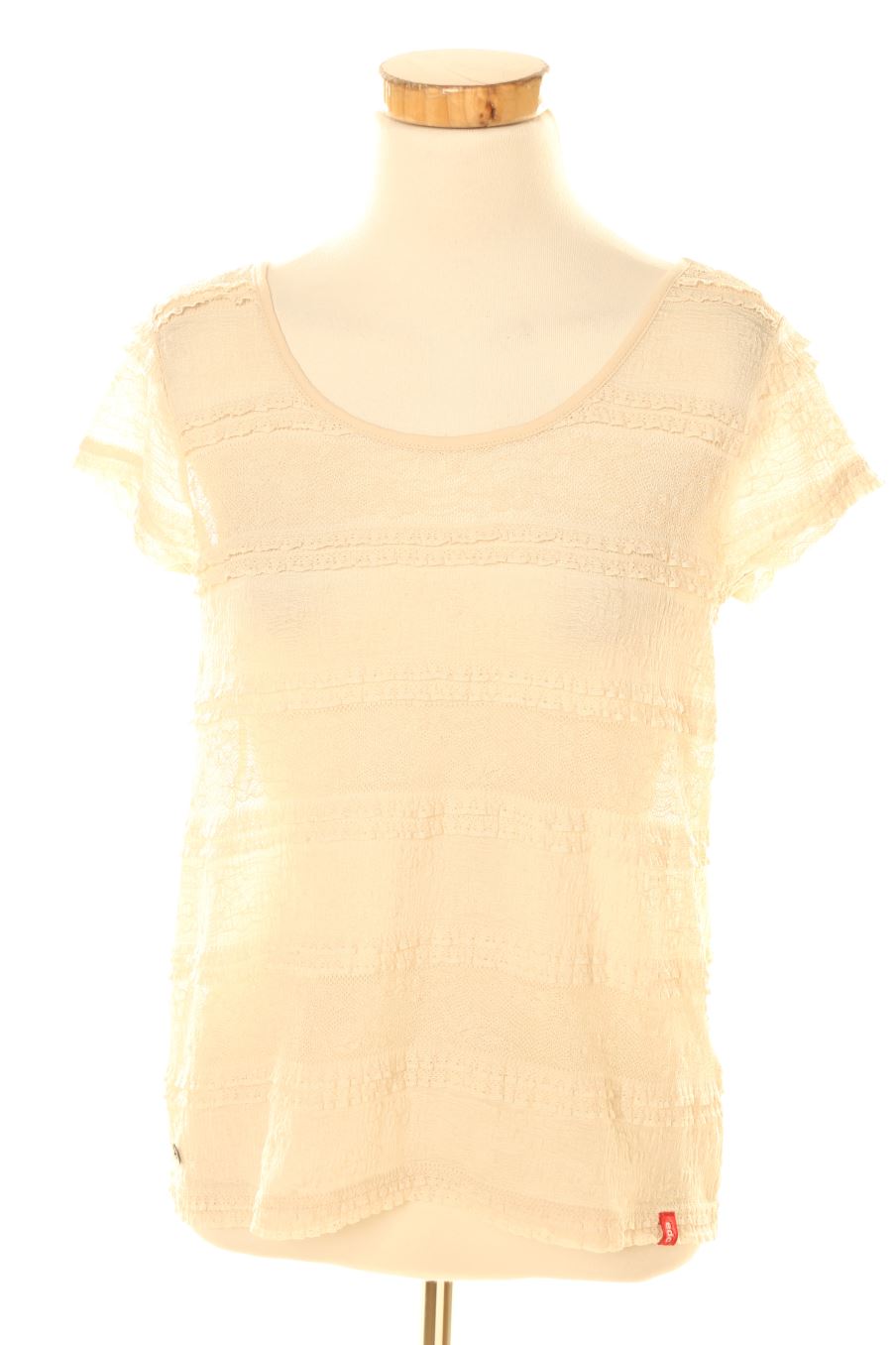 Top de Edc (ESPRIT) de la talla S, de color beige