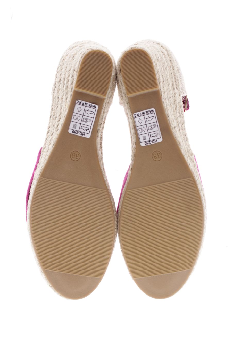 Zapatos de tacon de H&D de la talla 38, de color rosa de