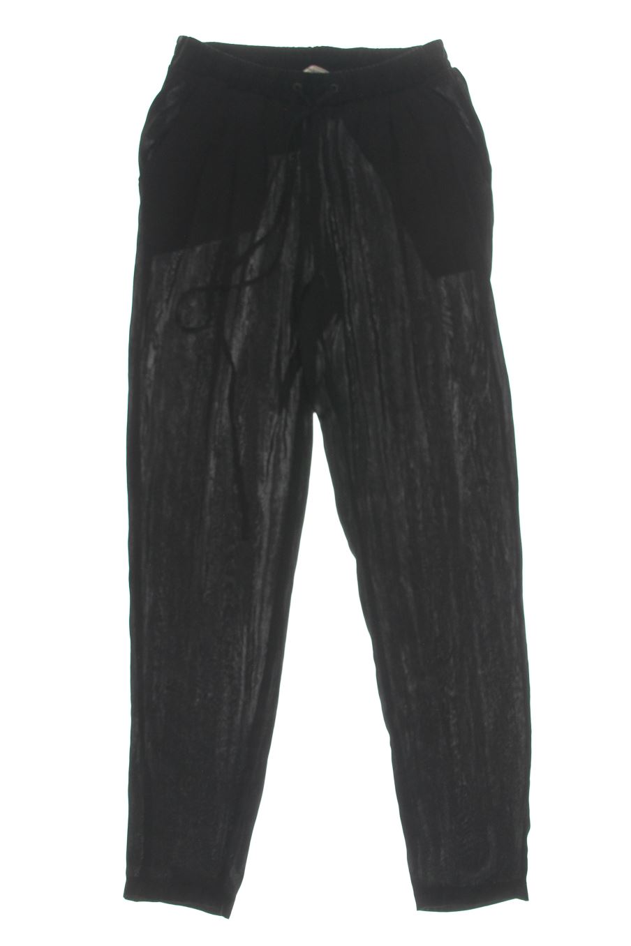 Pantalon Casual Pull & Bear de la taille M, de couleur noir