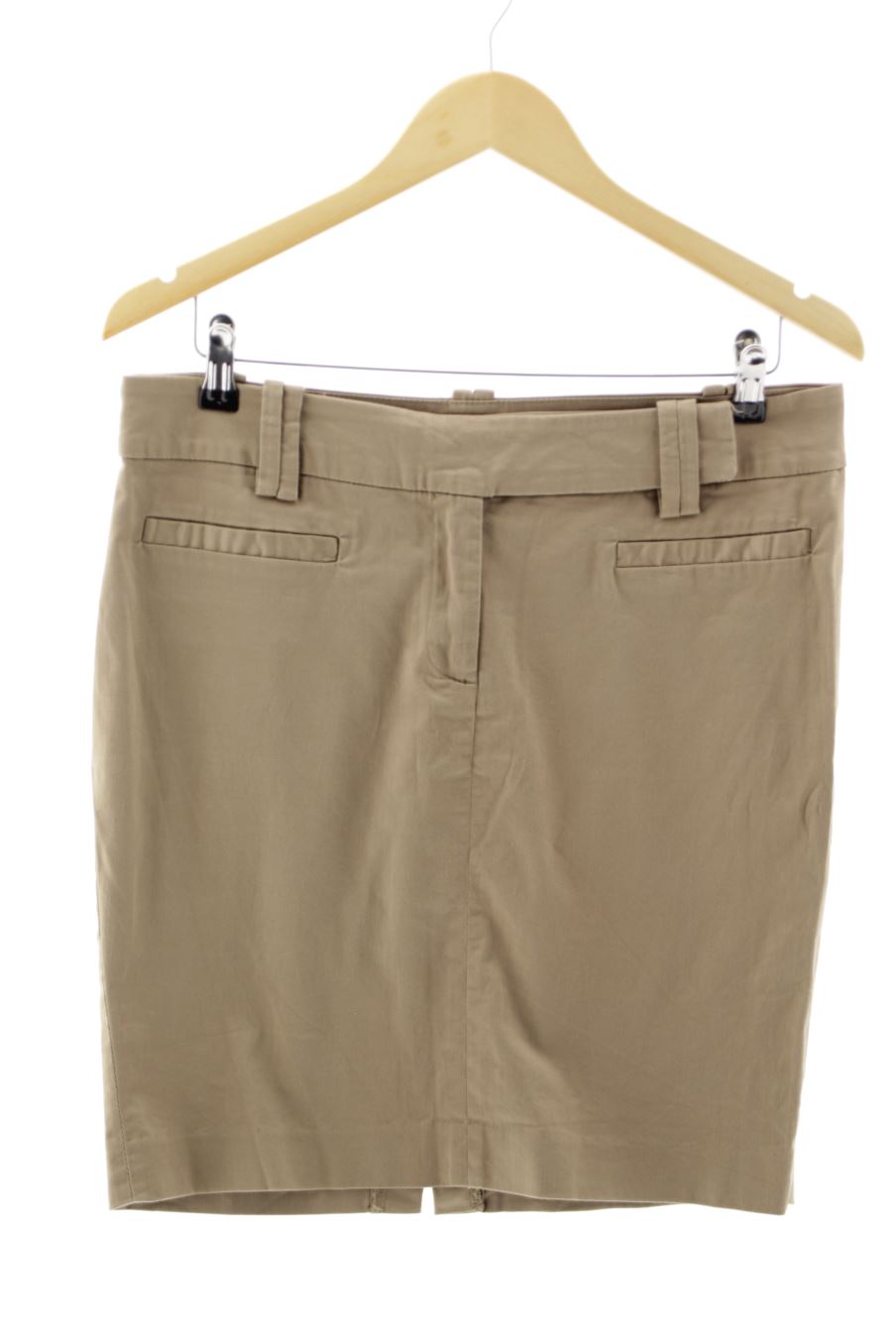 Falda de Zara de la talla L, de color beige