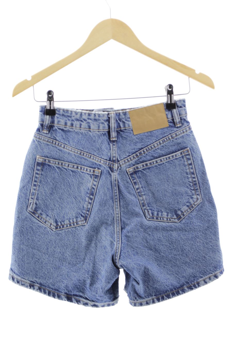 Pantalones cortos de Zara de la talla 34, de color azul de ropa vaquera