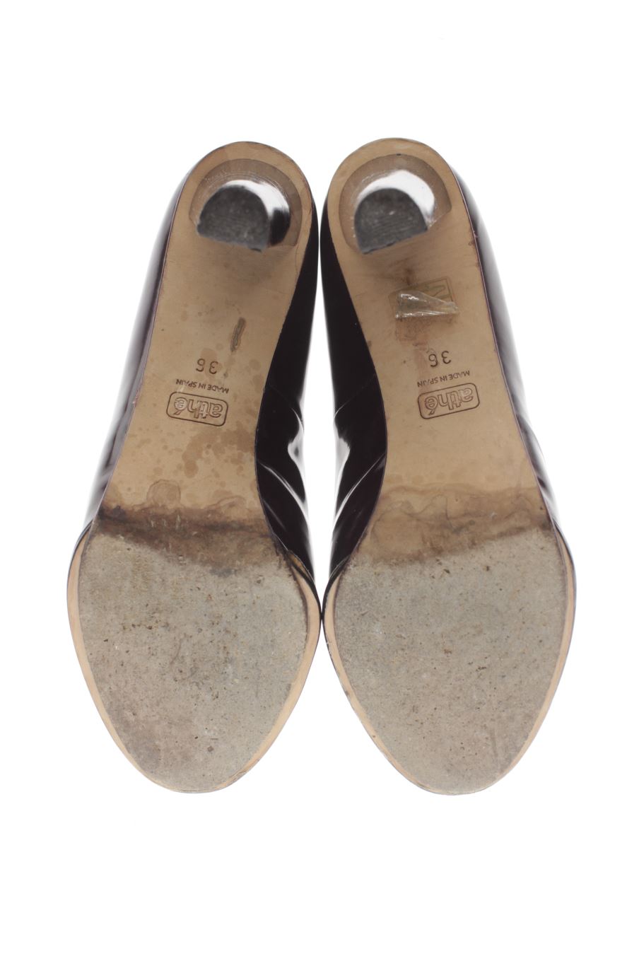 Zapatos de tacon de Athé de la talla 36, de color marrón de