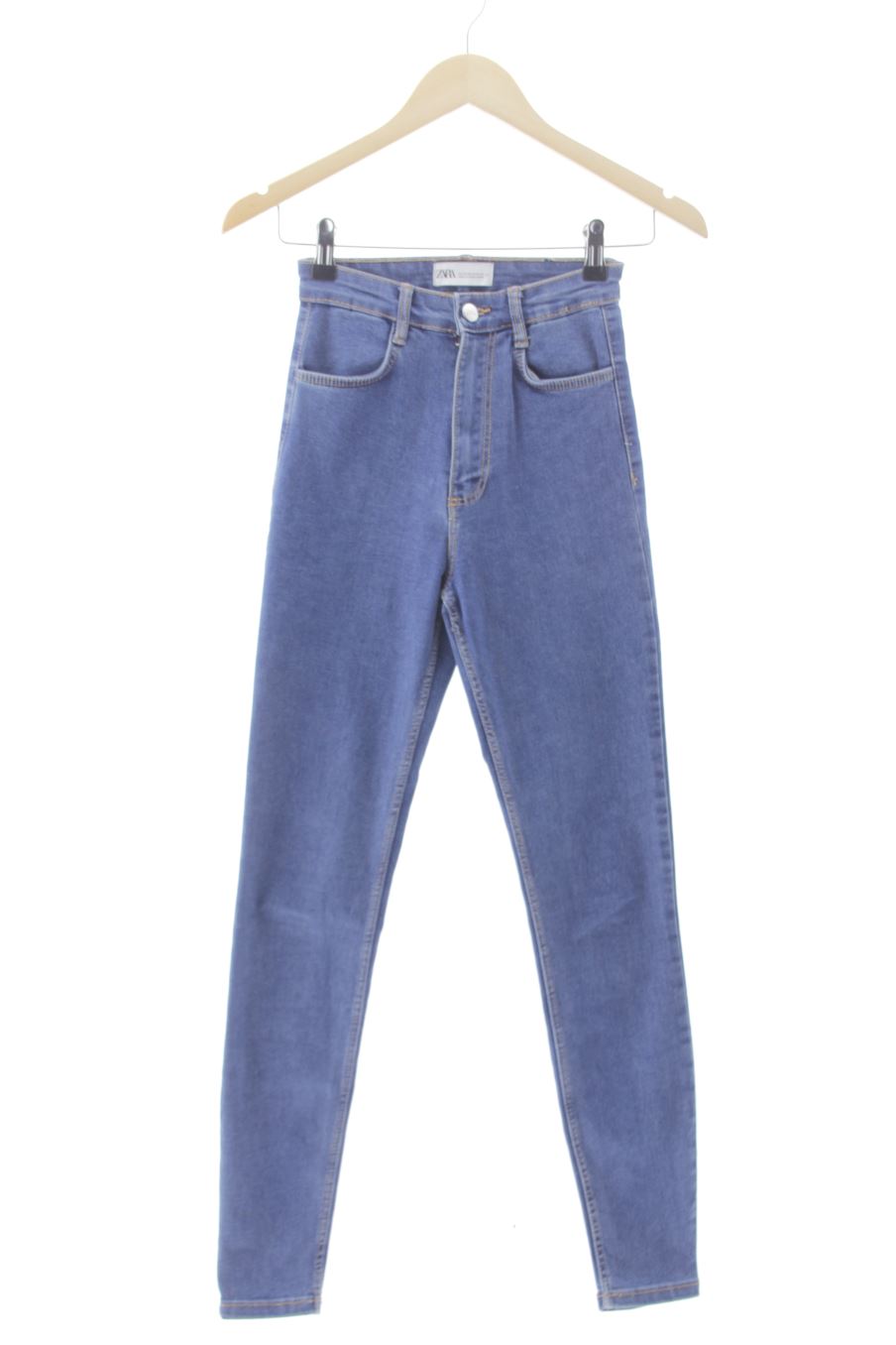 Vaquero de Zara de la talla 32, de color azul de ropa vaquera