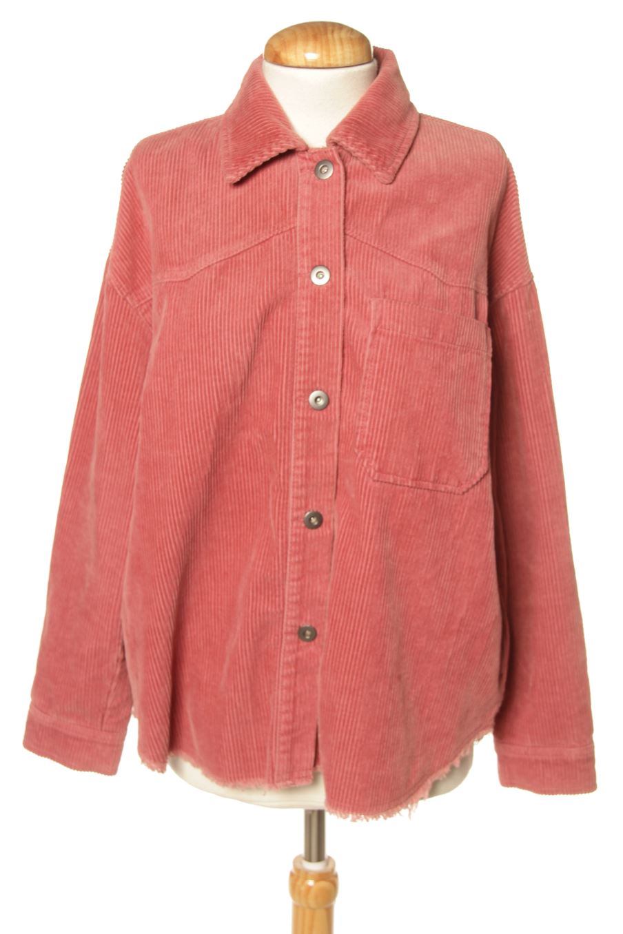 Cazadora de Zara de la talla XS, de color burdeos