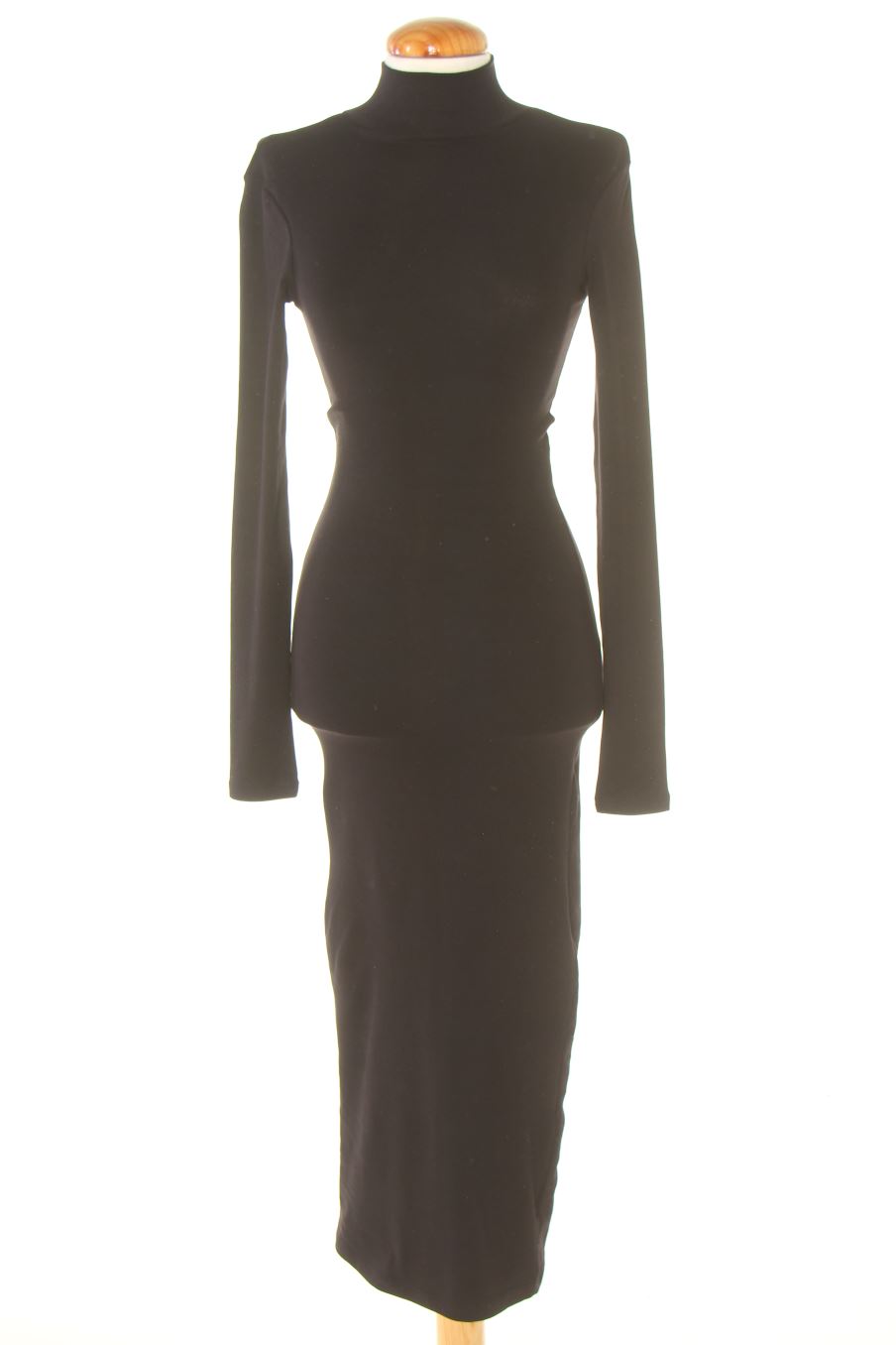 Robe casual Pull & Bear de la taille XS, de couleur noir
