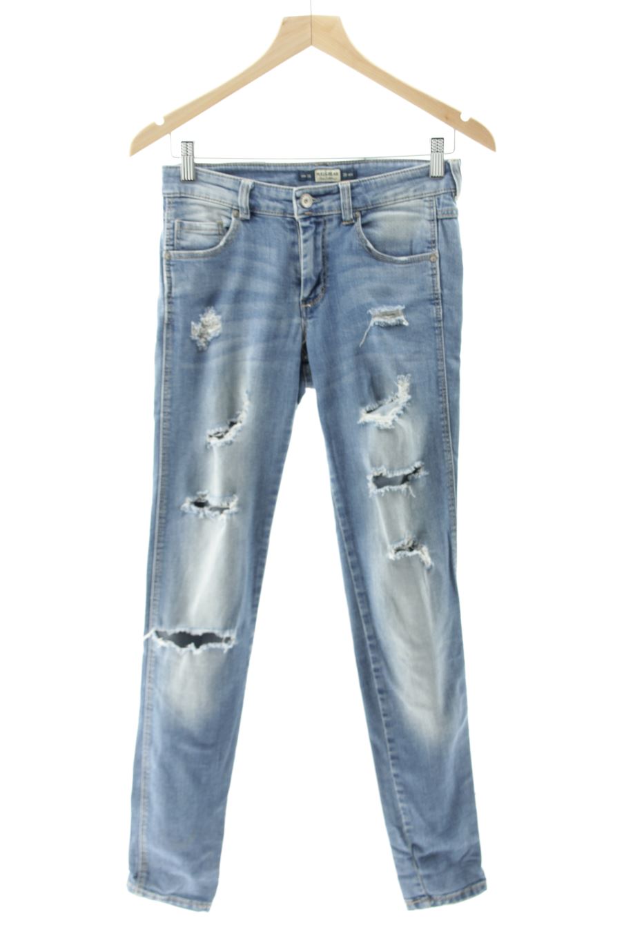 Jeans Pull & Bear de la taille 38, de couleur bleu