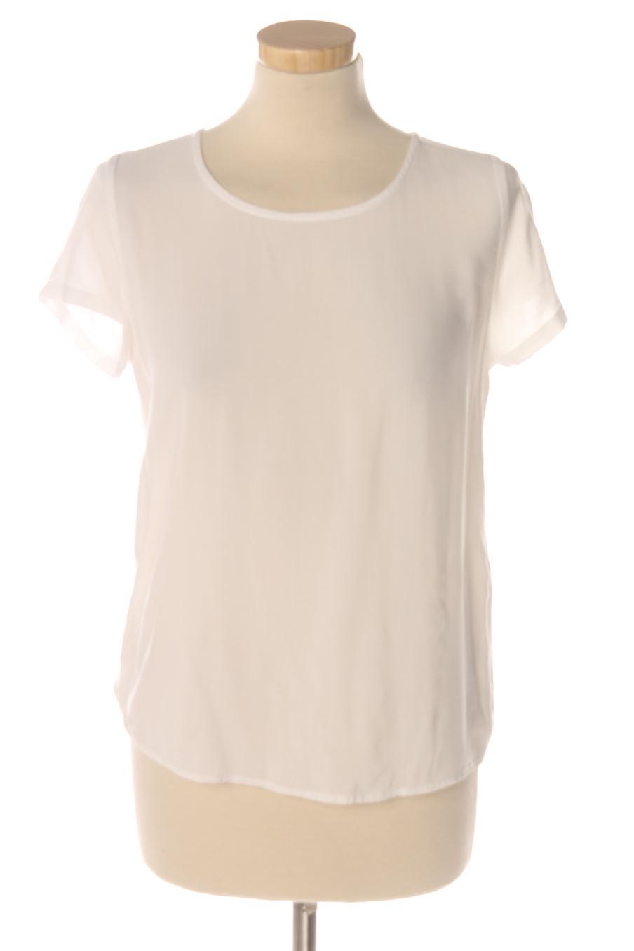 Blouse à manches courtes Only de la taille 34, de couleur blanc