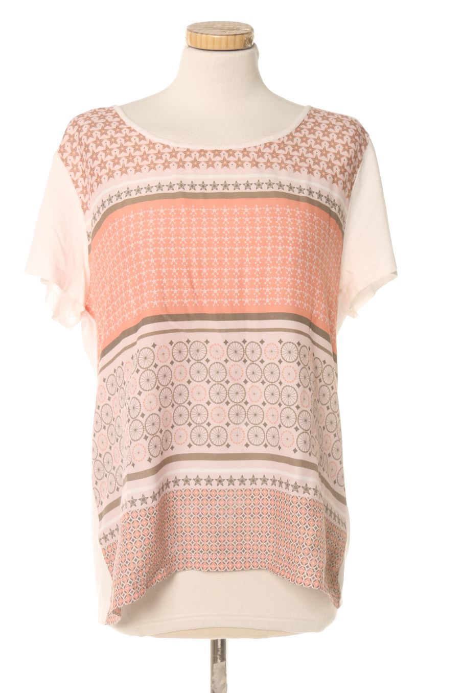 Blouse à manches courtes Caroll de la taille 44, de couleur imprimés