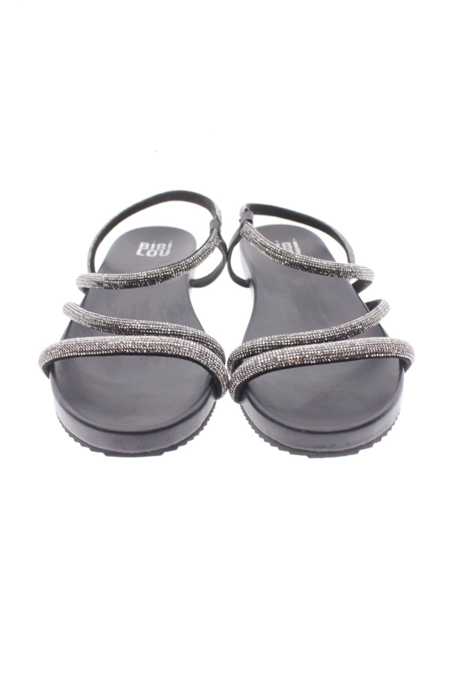 Sandalias planas de Bibi Lou de la talla 38, de color negro de