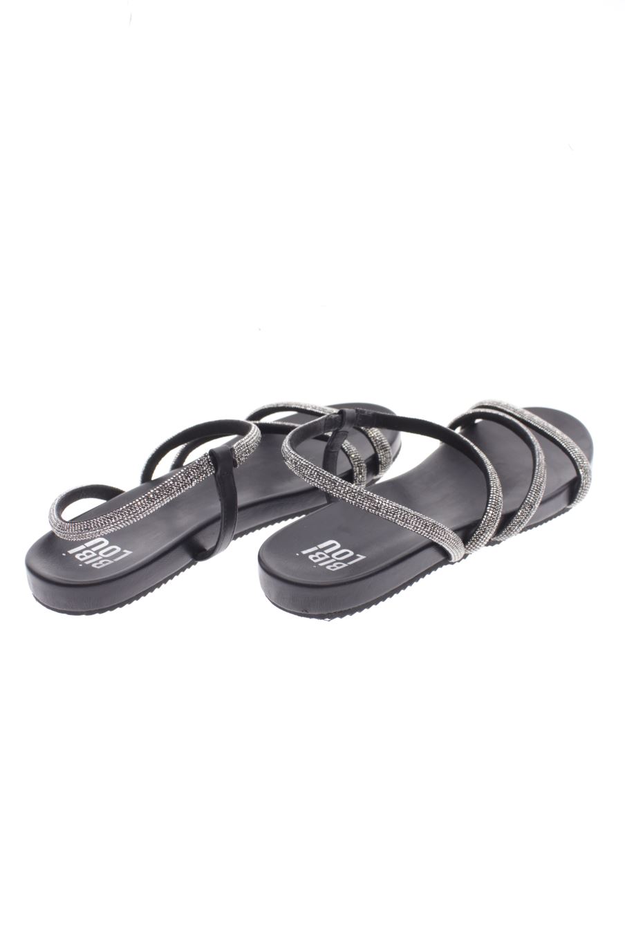 Sandalias planas de Bibi Lou de la talla 38, de color negro de