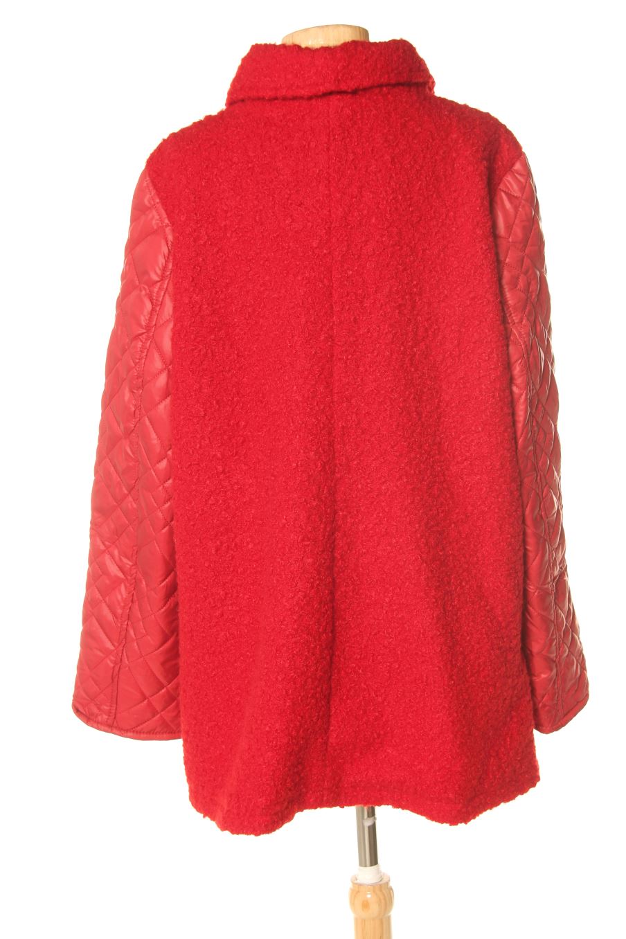 Abrigo de Santi R.Q. de la talla L, de color rojo