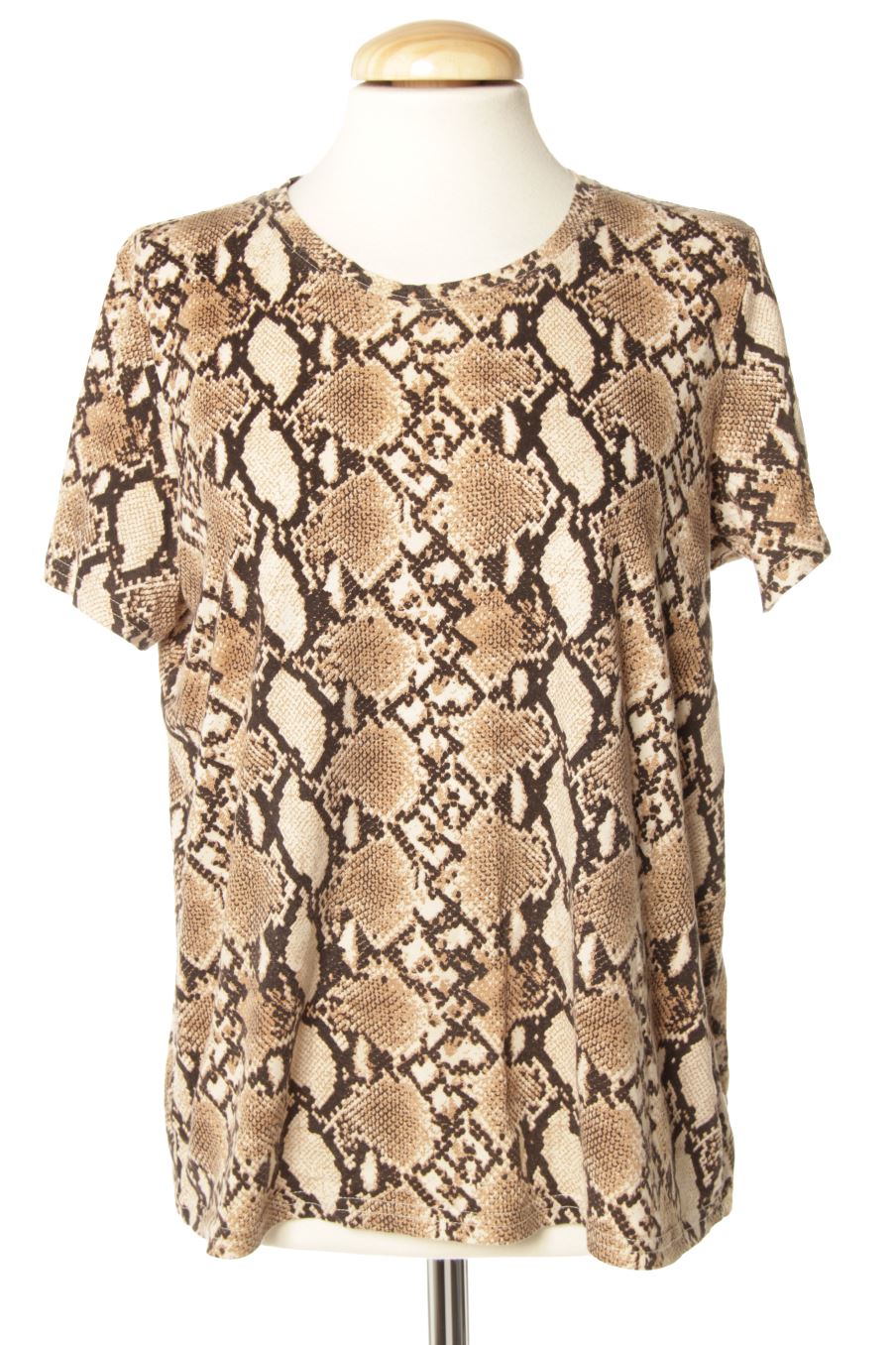 T-shirt Bershka de la taille L, de couleur animal print