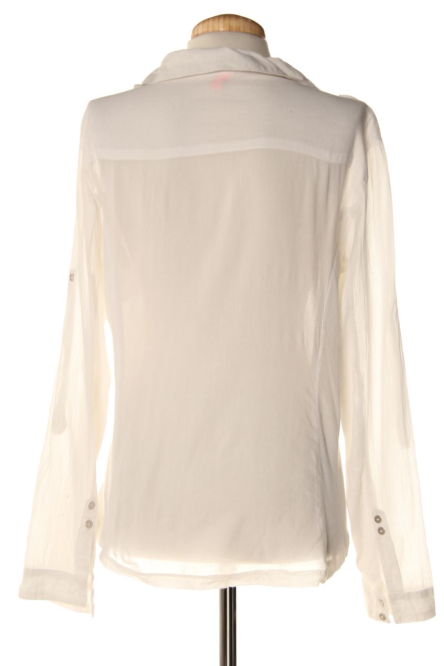 Camisa de Mango de la talla M, de color blanco