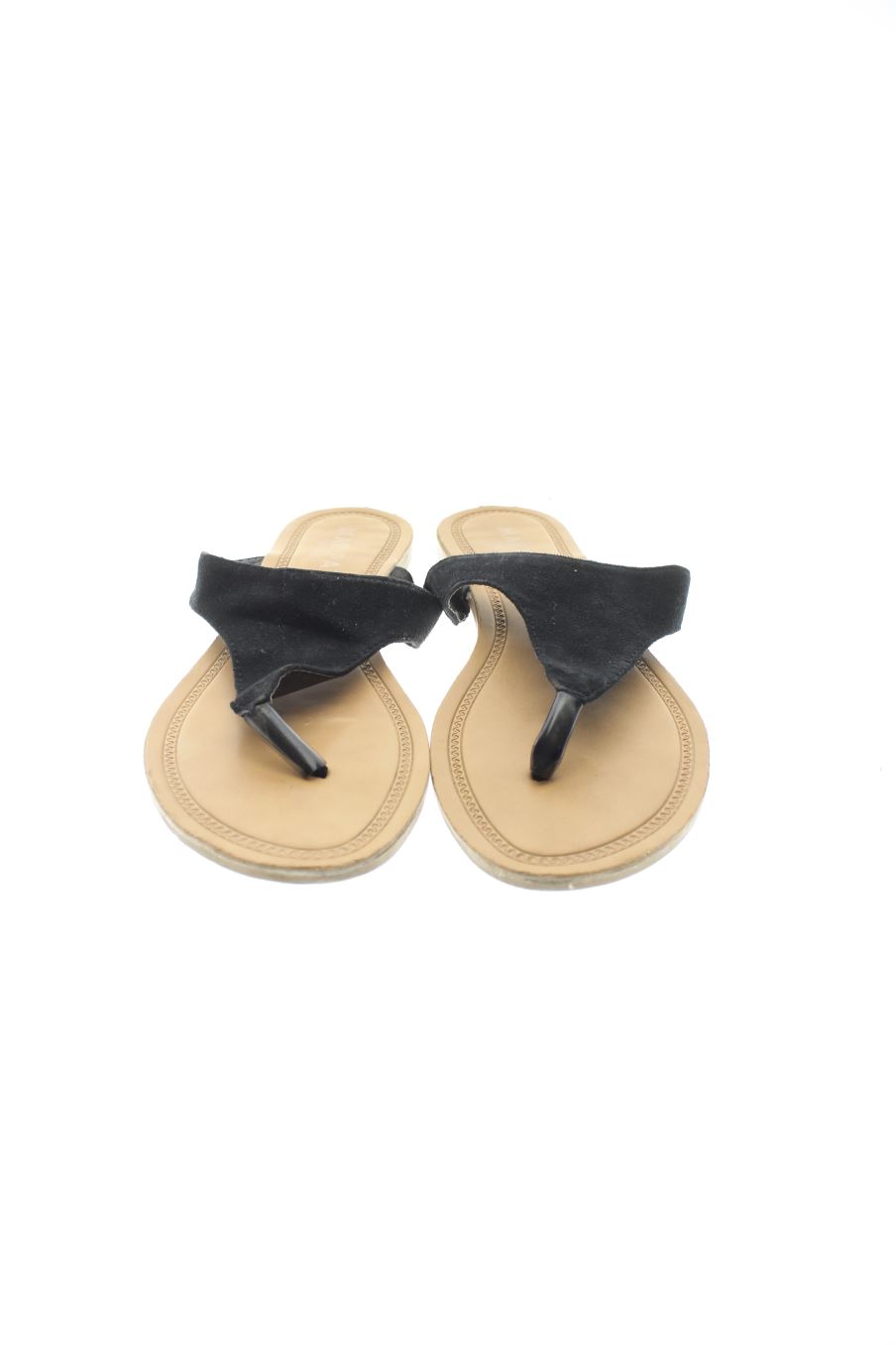 Sandalias planas de Marypaz de la talla 37, de color negro de