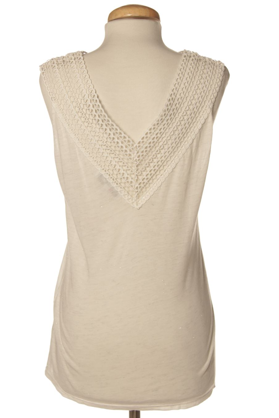 Camiseta sin mangas de Morgan de toi de la talla L, de color blanco