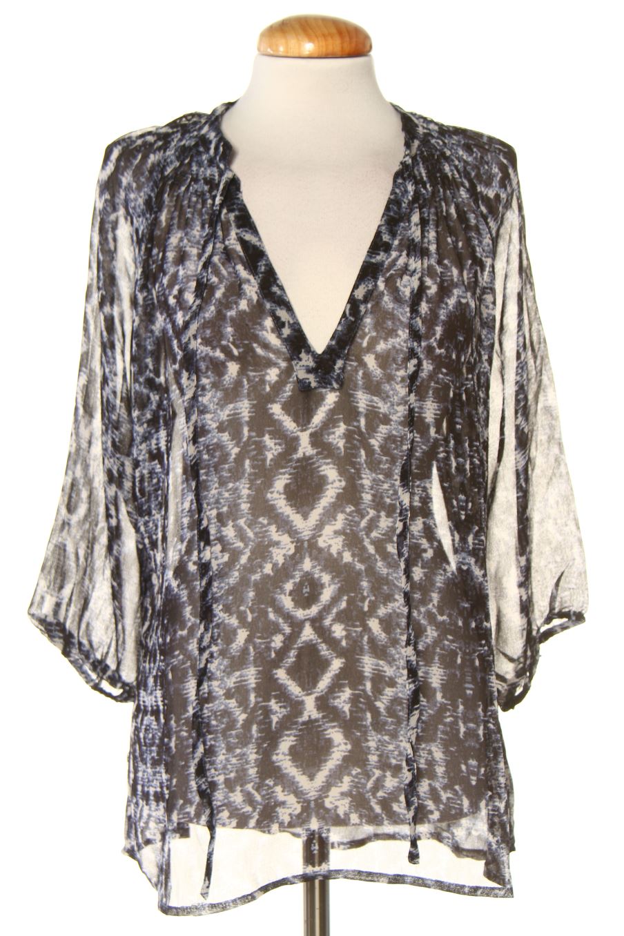 Blouse à manches longues Venca de la taille M, de couleur imprimés