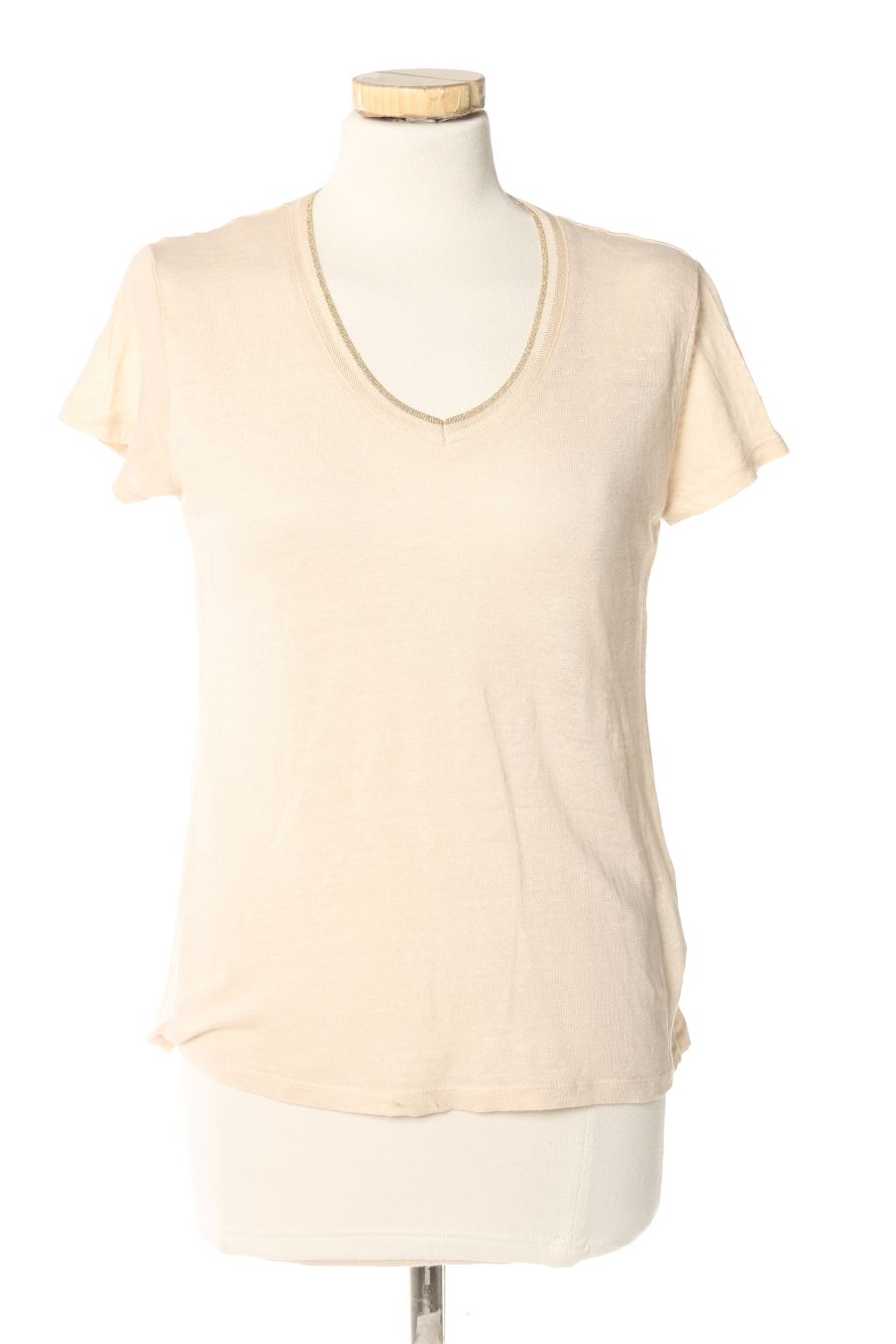 T-shirt Monoprix de la taille S, de couleur beige