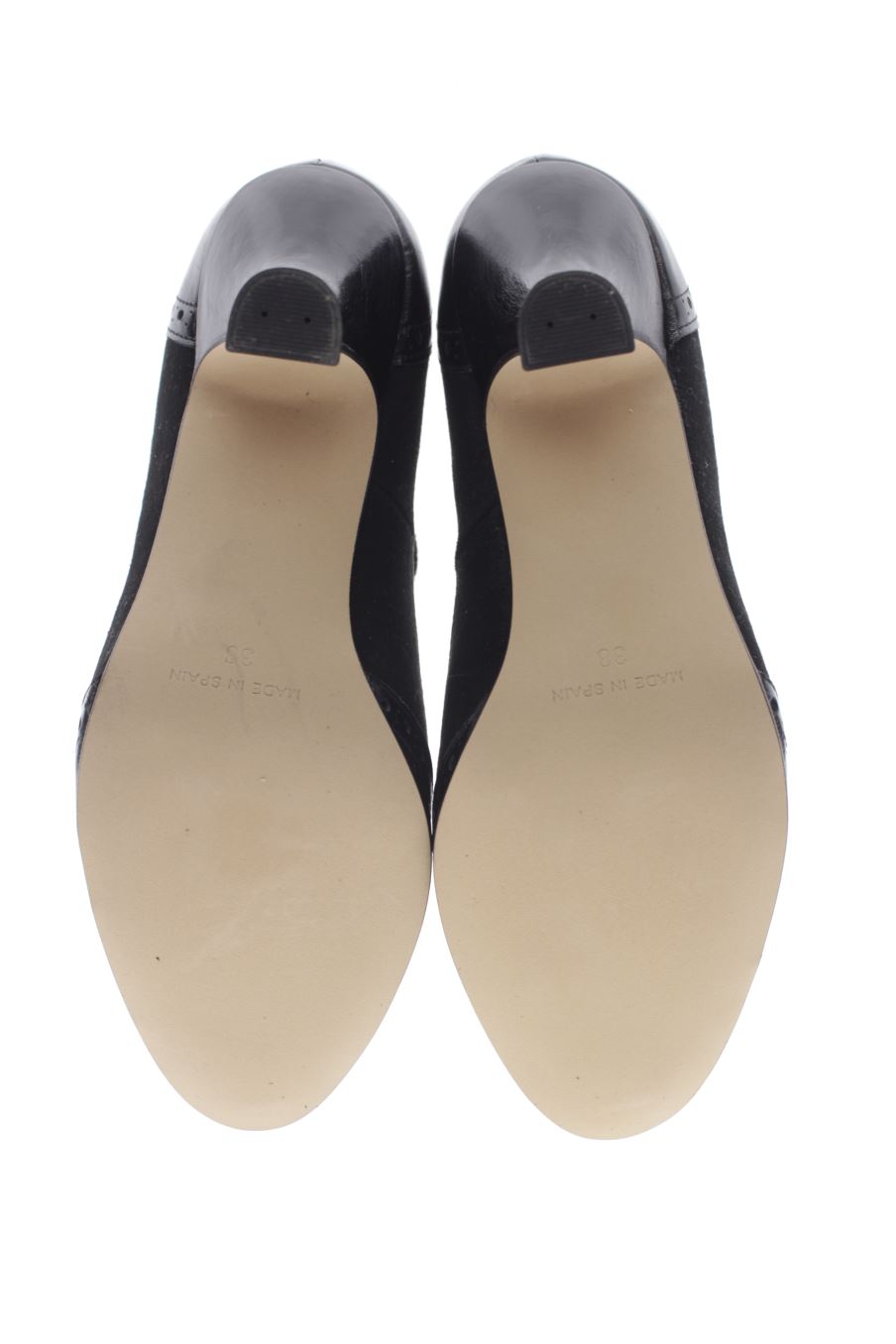 Zapatos de tacon de strover de la talla 38, de color negro de