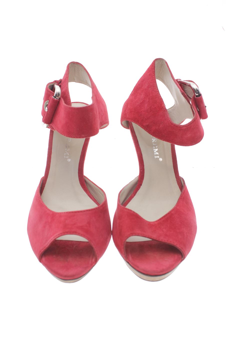 Sandalias tacon de Bruno Premi de la talla 40, de color rojo de