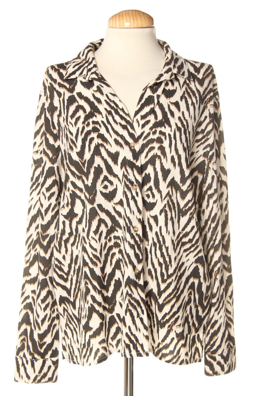 Hemd von Cortefiel Größe L, Farbe Animal print, für