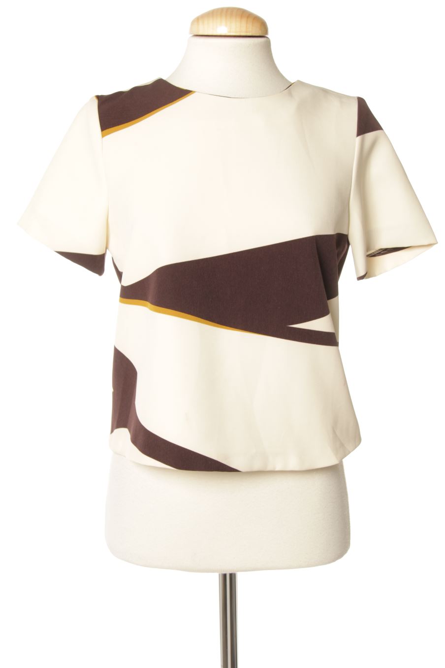 Blusa de manga corta de Zara de la talla S, de color estampado