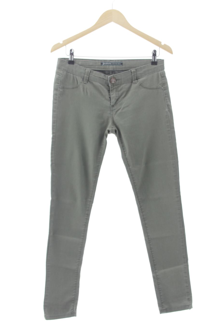 Jeans Stradivarius de la taille 38, de couleur vert de denim