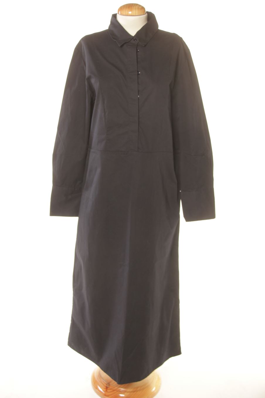 Robe casual Zara de la taille L, de couleur bleu marine