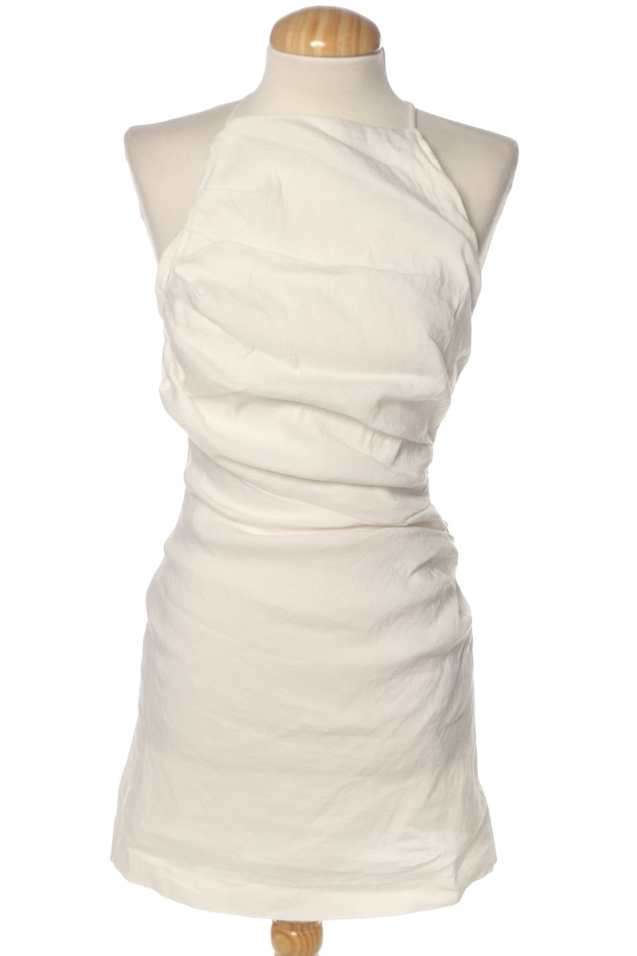 Robe casual Zara de la taille M, de couleur blanc