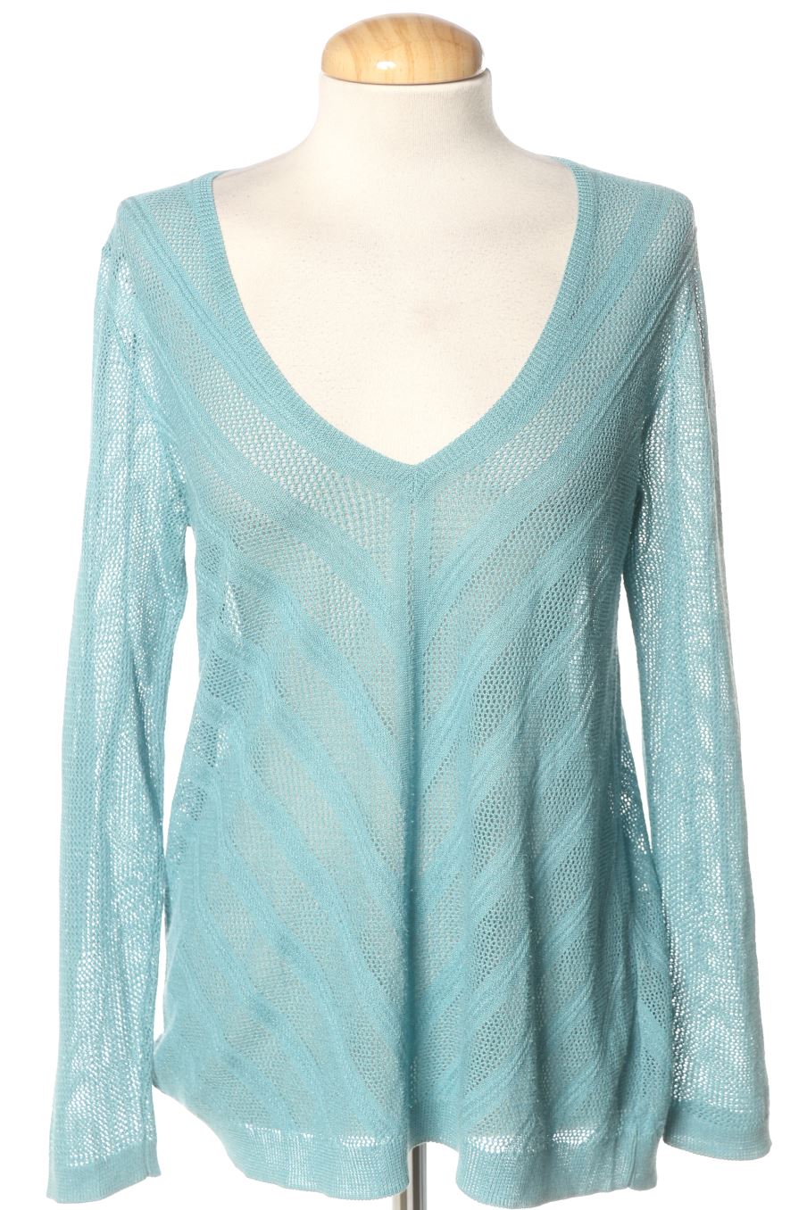 Pull Massimo Dutti de la taille M, de couleur vert