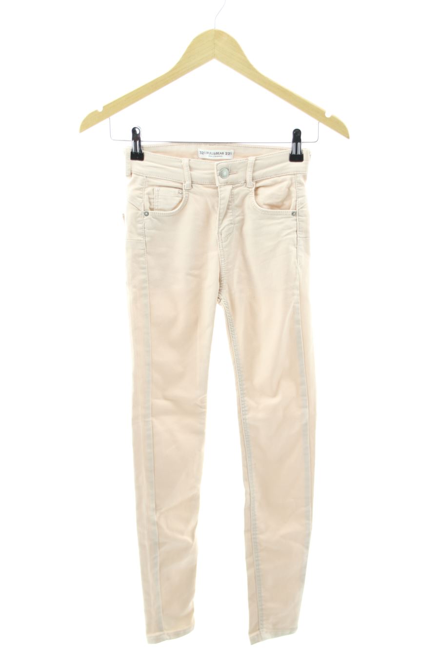 Jeans Pull & Bear de la taille 32, de couleur rose de denim