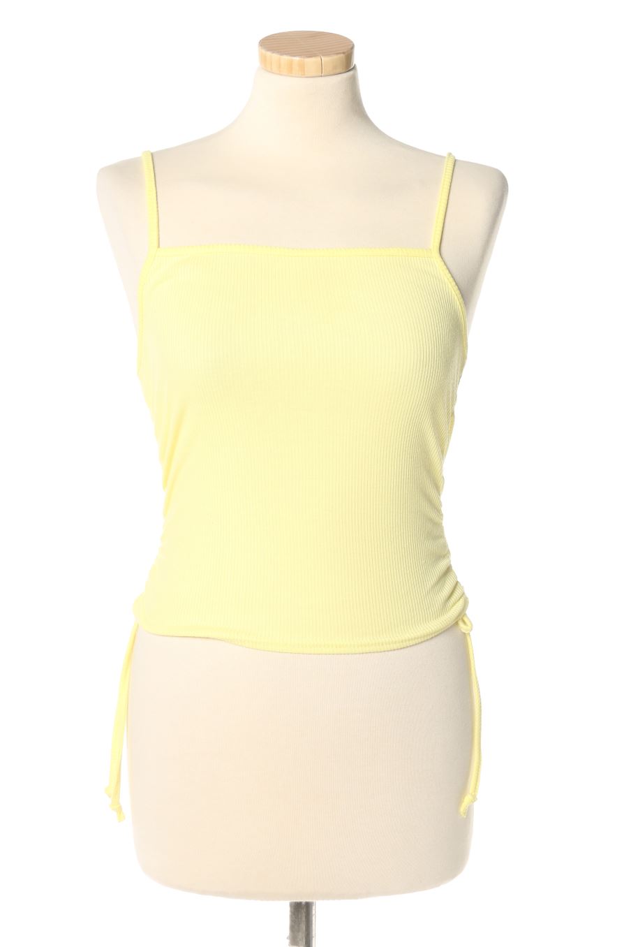 Top Boohoo de la taille 34, de couleur jaune