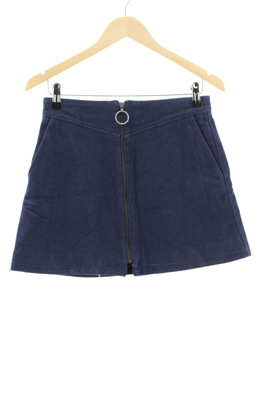 Falda de Mango de la talla 36, de color azul