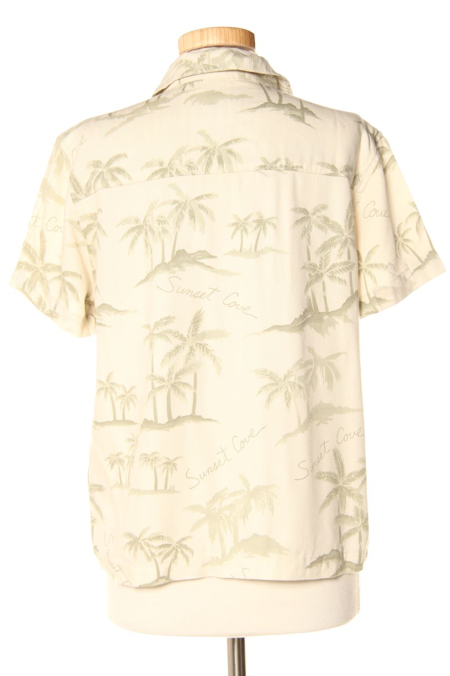 Camisa de Sunset Cove de la talla S, de color verde