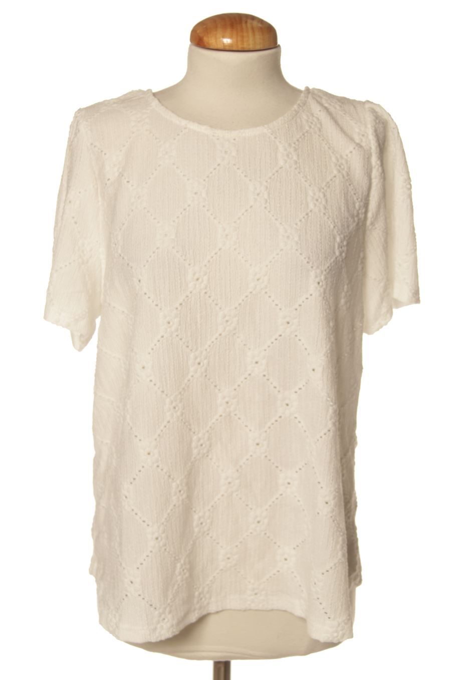 Blouse à manches courtes Vero moda de la taille S, de couleur blanc