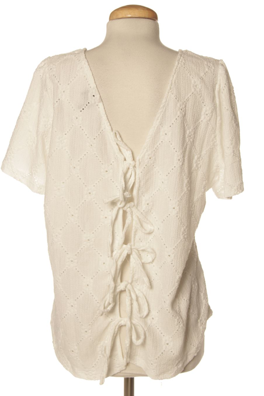 Blouse à manches courtes Vero moda de la taille S, de couleur blanc