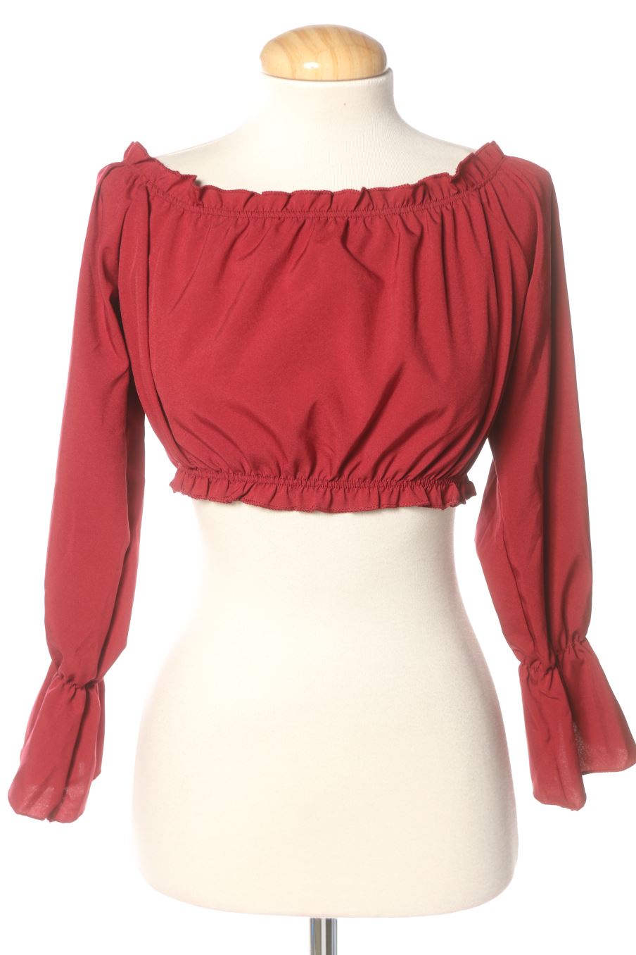 Blusa a maniche lunghe de PERCENTIL de la talla S, de color bordeaux