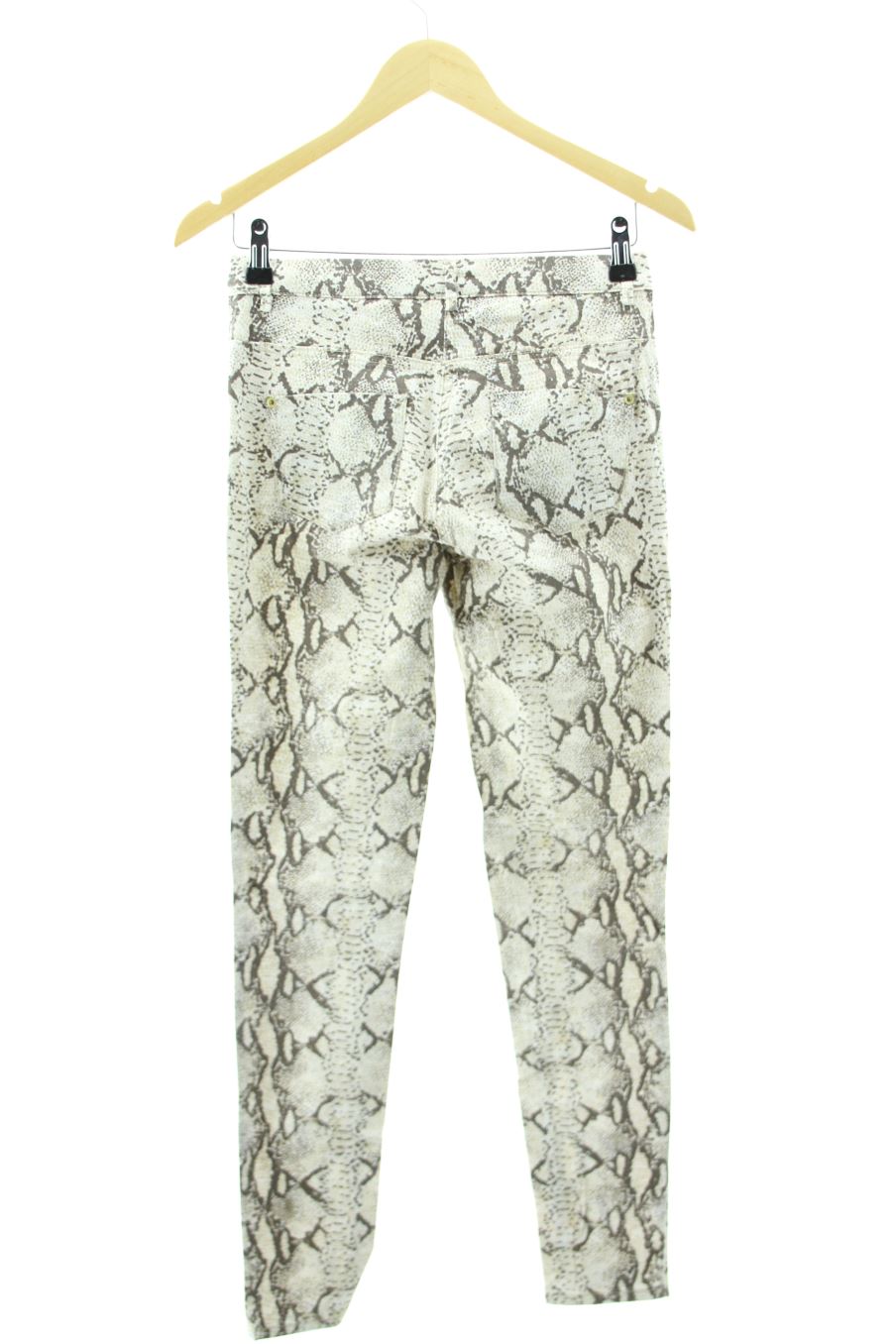 Jeans H&M de la taille 34, de couleur animal print de denim