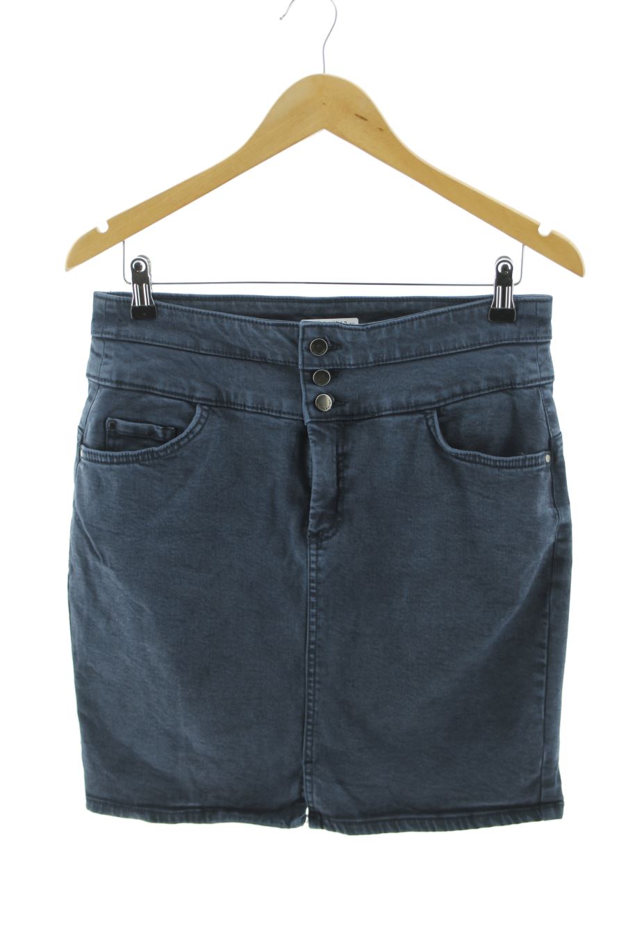 Jupe Yessica (C&A) de la taille 38, de couleur bleu marine