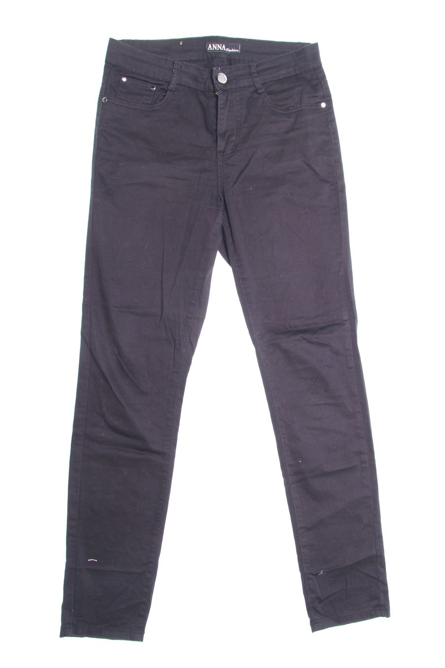 Jeans von Anna Fashion Größe 36, Farbe Schwarz, aus Jeanskleidung für