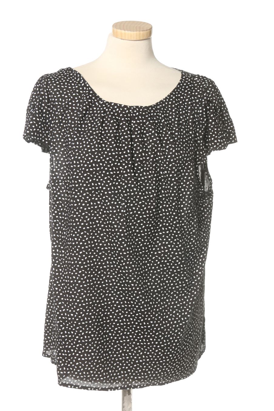 Blouse à manches courtes Camaieu de la taille M, de couleur noir