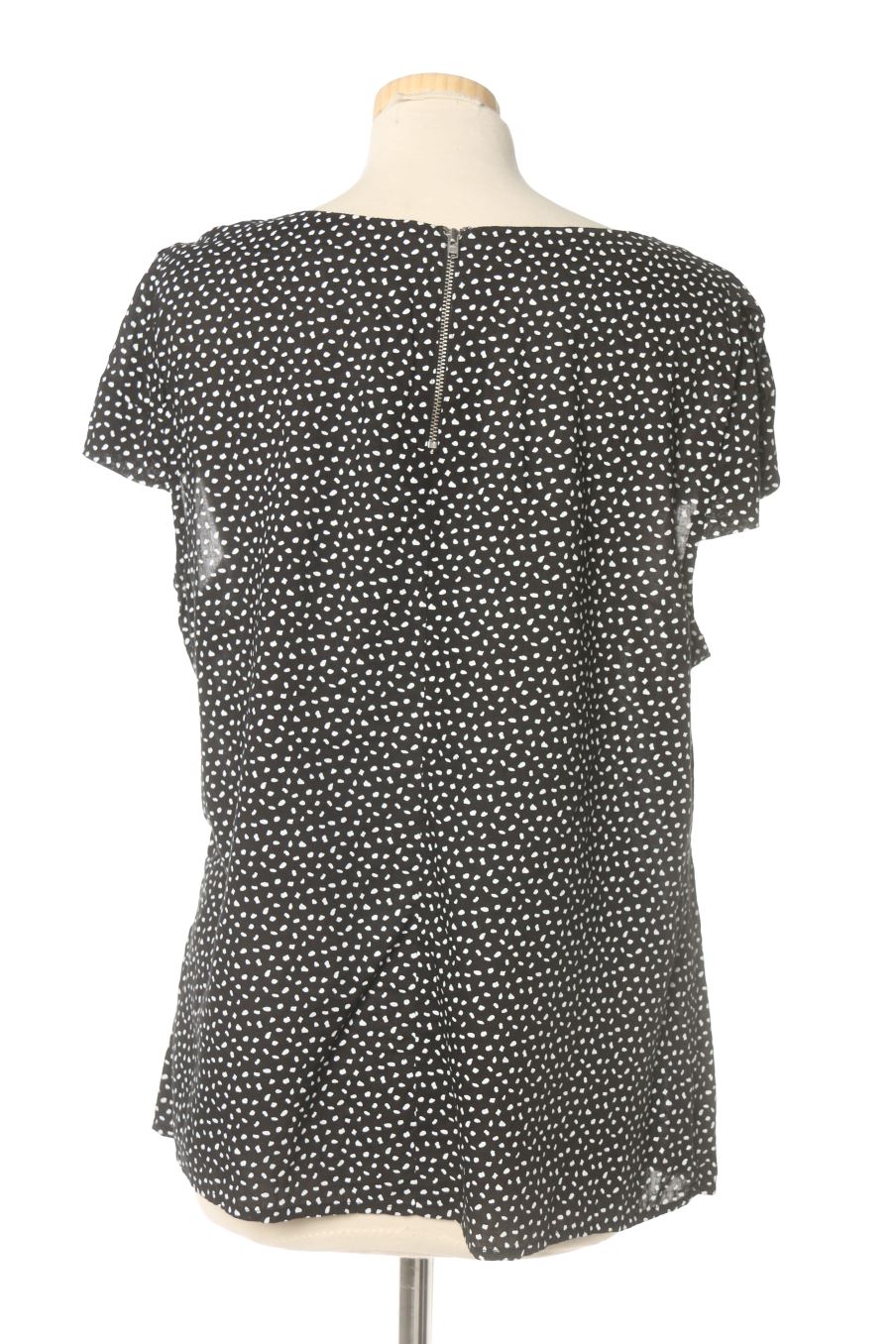 Blouse à manches courtes Camaieu de la taille M, de couleur noir