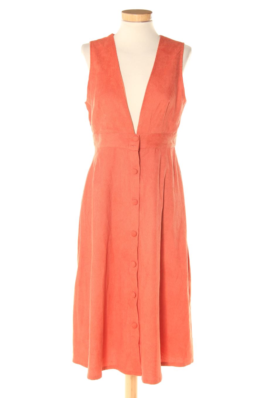 Einfaches Kleid von Compañía Fantástica Größe S, Farbe Koralle, für