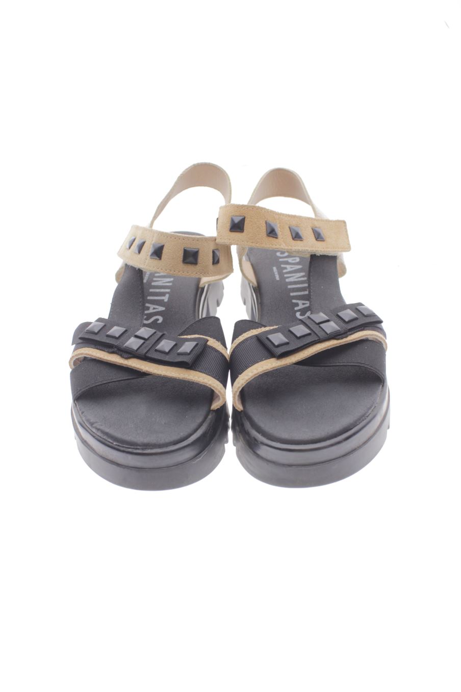 Sandalias planas de Hispanitas de la talla 39, de color beige de