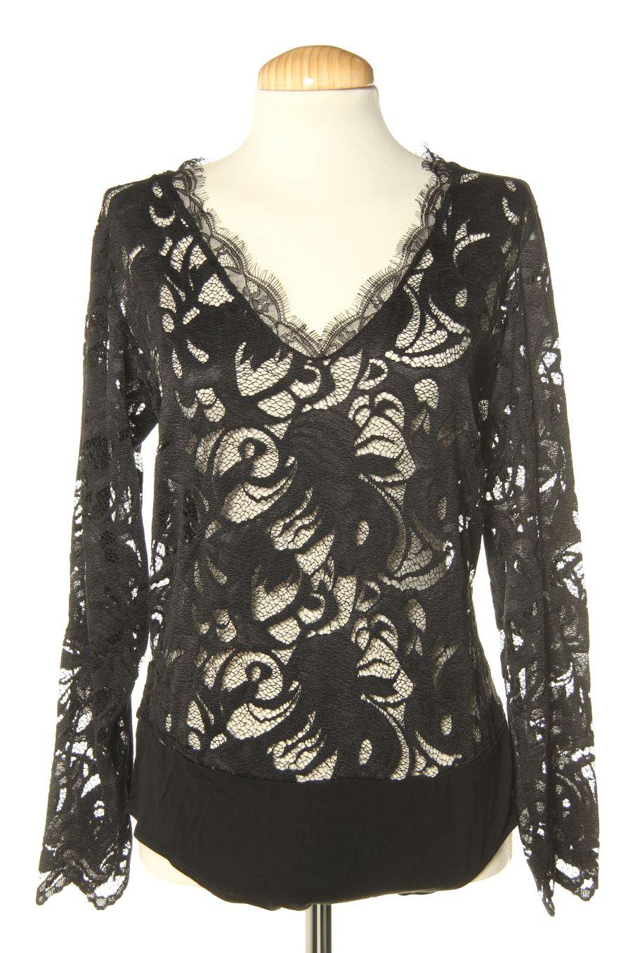 Body de Violeta (by Mango ) de la talla L, de color negro