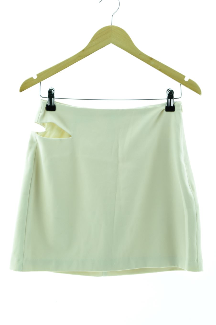 Falda de Stradivarius de la talla 38, de color beige