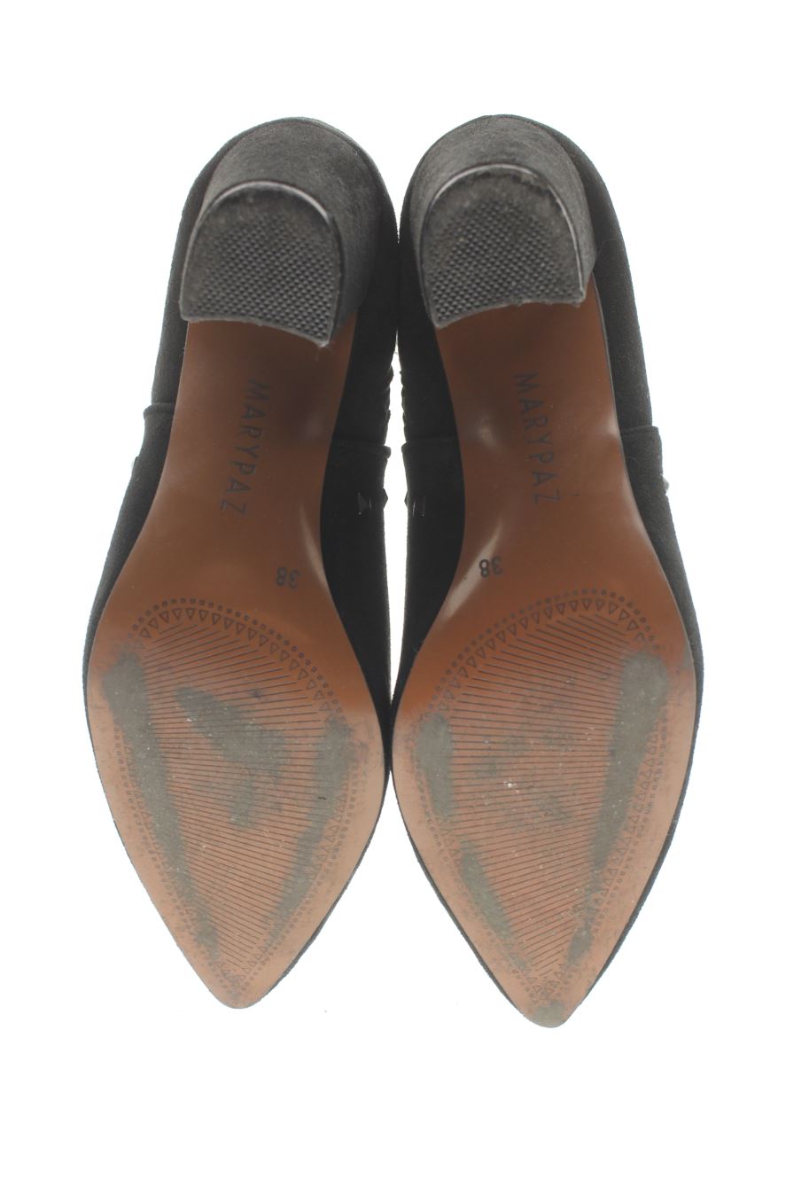 Botines de Marypaz de la talla 38, de color negro de