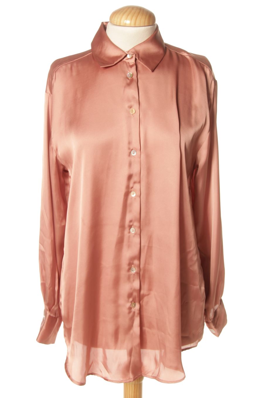 Chemise Zara de la taille XS, de couleur corail