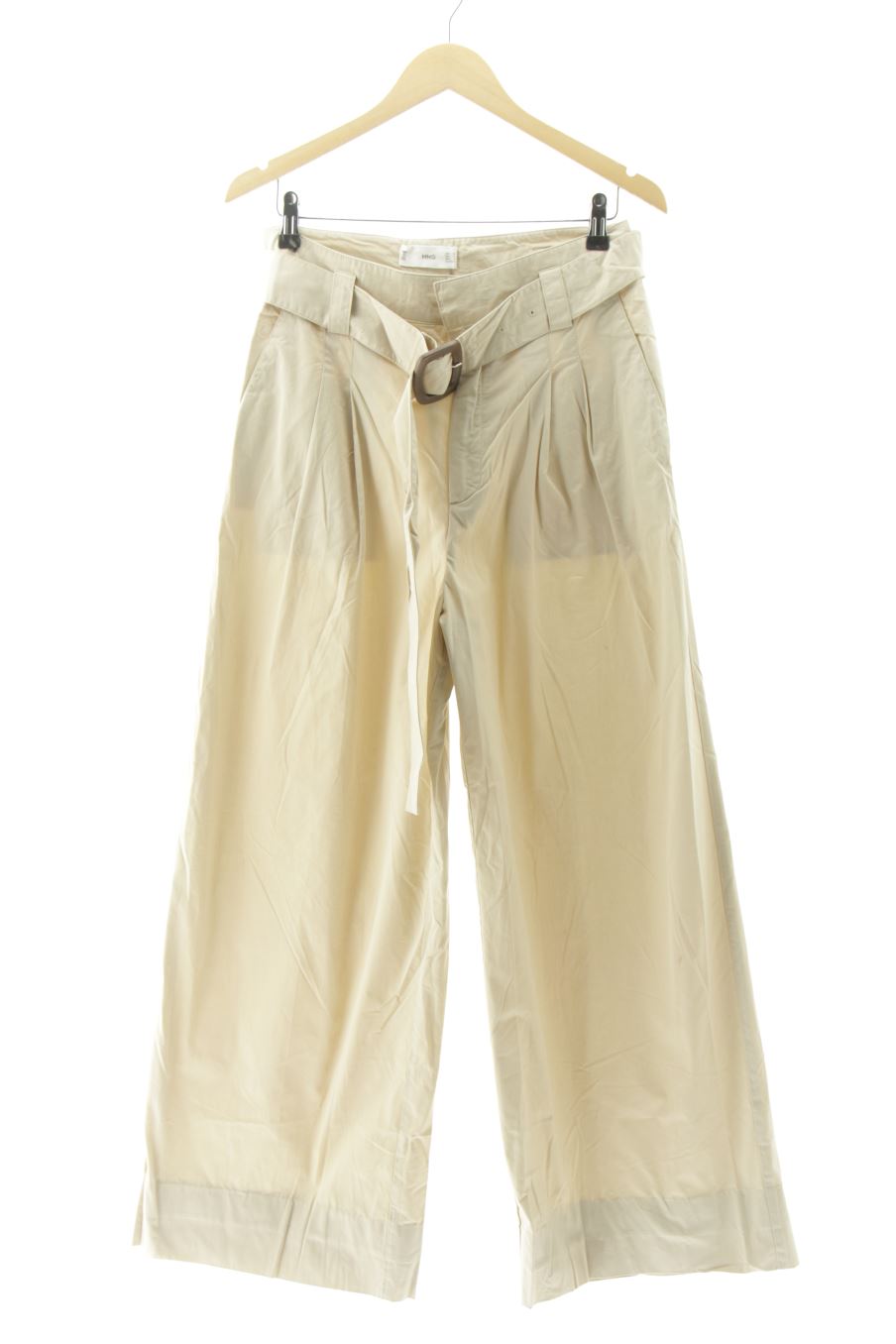 Pantalon Casual Mango de la taille 42, de couleur beige